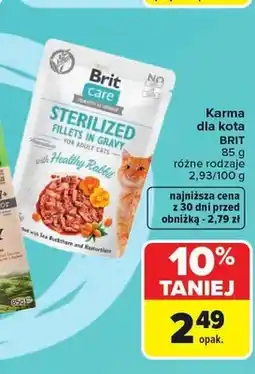 Carrefour Karma dla kota Brit Care Sterilized oferta