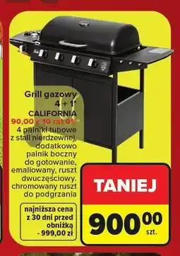 Carrefour Grill gazowy California 4+1 oferta