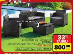 Carrefour Zestaw mebli wypoczynkowych Nebraska oferta