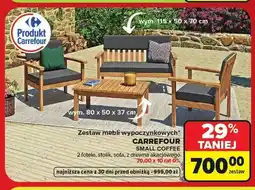 Carrefour Zestaw mebli wypoczynkowych Carrefour Small Coffee oferta