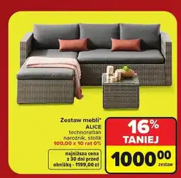 Carrefour Zestaw mebli ALICE oferta