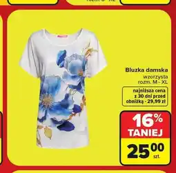 Carrefour Bluzka damska wzorzysta oferta