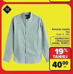 Carrefour Koszula męska TEX oferta