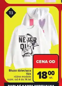 Carrefour Bluza dziecięca TEX oferta