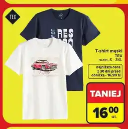 Carrefour T-shirt męski TEX oferta
