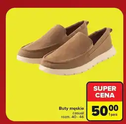 Carrefour Buty męskie casual oferta