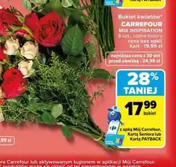 Carrefour Bukiet kwiatów Carrefour Mix Inspiration oferta