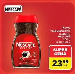Carrefour Kawa rozpuszczalna Nescafé Classic oferta