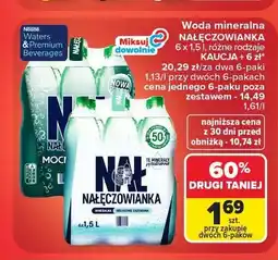 Carrefour Woda mineralna Nałęczowianka niegazowana 6-pak oferta