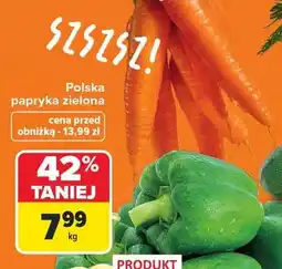 Carrefour Papryka zielona Polska oferta
