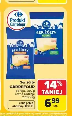 Carrefour Ser żółty Dziuramer Carrefour Classic oferta