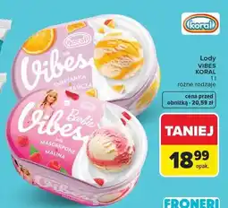 Carrefour Lody Vibes Koral śmietanka pomarańcza oferta