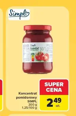 Carrefour Koncentrat pomidorowy Simply oferta
