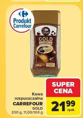 Carrefour Kawa rozpuszczalna Carrefour Classic Gold oferta