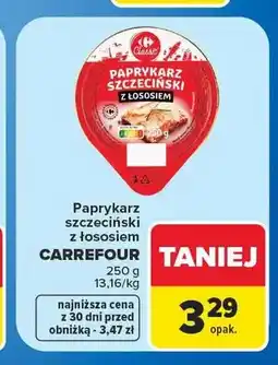 Carrefour Paprykarz szczeciński z łososiem Carrefour oferta