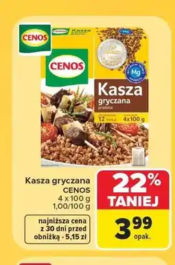 Carrefour Kasza gryczana prażona Cenos 4-pak oferta