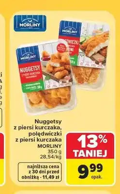 Carrefour Nuggetsy z piersi kurczaka Morliny oferta