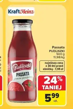Carrefour Passata przecier pomidorowy Pudliszki oferta