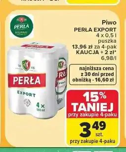 Carrefour Piwo Perła Export oferta