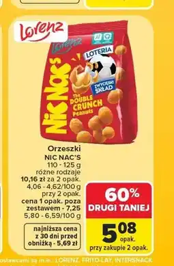 Carrefour Orzeszki Nic Nac's Double Crunch oferta