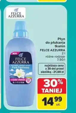 Carrefour Płyn do płukania tkanin Felce Azzurra Pure Freshness oferta
