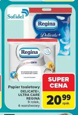 Carrefour Papier toaletowy Regina Delicate+ oferta