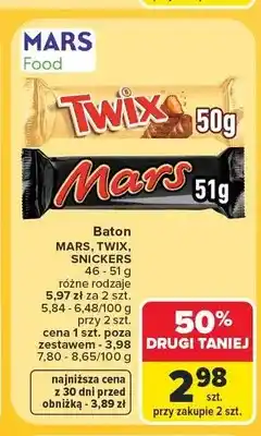 Carrefour Baton Twix oferta