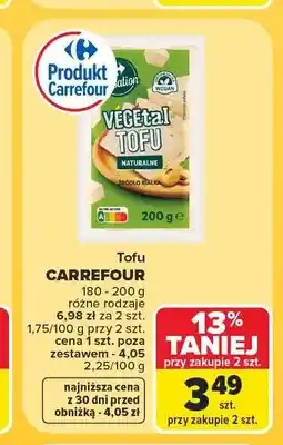 Carrefour Tofu naturalne Carrefour oferta