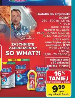 Carrefour Płyn nabłyszczający do zmywarki Somat oferta