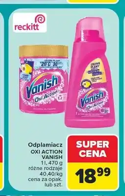 Carrefour Odplamiacz w proszku Vanish Oxi Action oferta