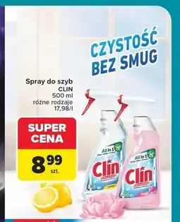 Carrefour Spray do szyb Clin Lemon oferta