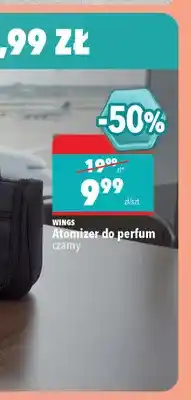 Biedronka Atomizer do perfum Wings czarny oferta
