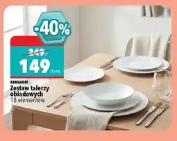 Biedronka Zestaw talerzy obiadowych Kinghoff oferta