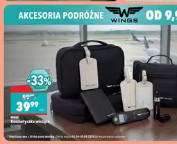 Biedronka Kosmetyczka wisząca Wings czarna oferta