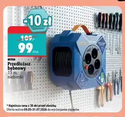 Biedronka Przedłużacz bębnowy NITEO 15 m oferta