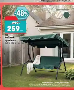 Biedronka Huśtawka ogrodowa Jumi oferta
