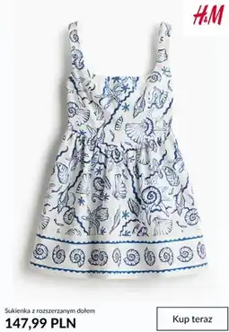 H&M Sukienka z rozszerzanym dołem H&M oferta