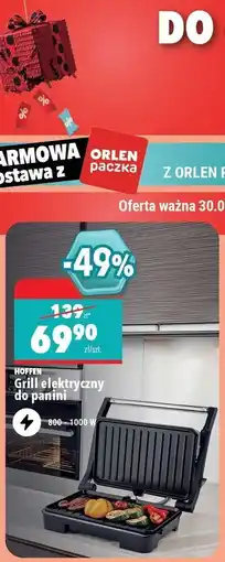 Biedronka Hoffen Grill elektryczny do panini oferta