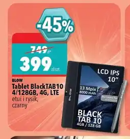 Biedronka Blow Tablet BlackTab10 4/128GB, 4G, LTE etui i rysik, czarny oferta