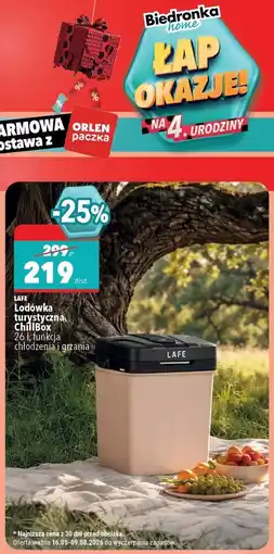 Biedronka Lafe Lodówka turystyczna ChillBox oferta