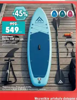 Biedronka BLACK FOREST Deska SUP 320 cm z akcesoriami, jasnoniebieska oferta