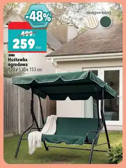 Biedronka Jumi Huśtawka ogrodowa 170 x 110 x 153 cm oferta