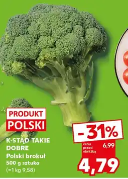 Kaufland Brokuł K-Stąd Takie Dobre oferta