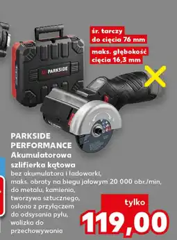 Kaufland Szlifierka kątowa Parkside oferta