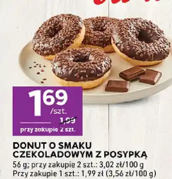 Stokrotka Donut o smaku czekoladowym z posypką oferta