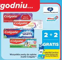 Carrefour Pasty do zębów Colgate oferta