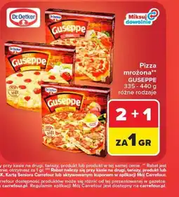 Carrefour Pizza mrożona Guseppe oferta