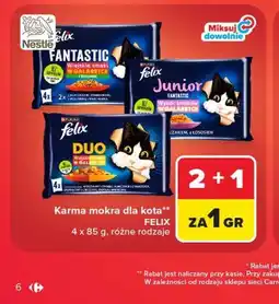 Carrefour Karma mokra dla kota Felix oferta