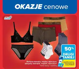 Carrefour Bielizna damska, męska, dziecięca, skarpety damskie, męskie, dziecięce oferta