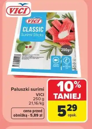 Carrefour Paluszki surimi VICI oferta